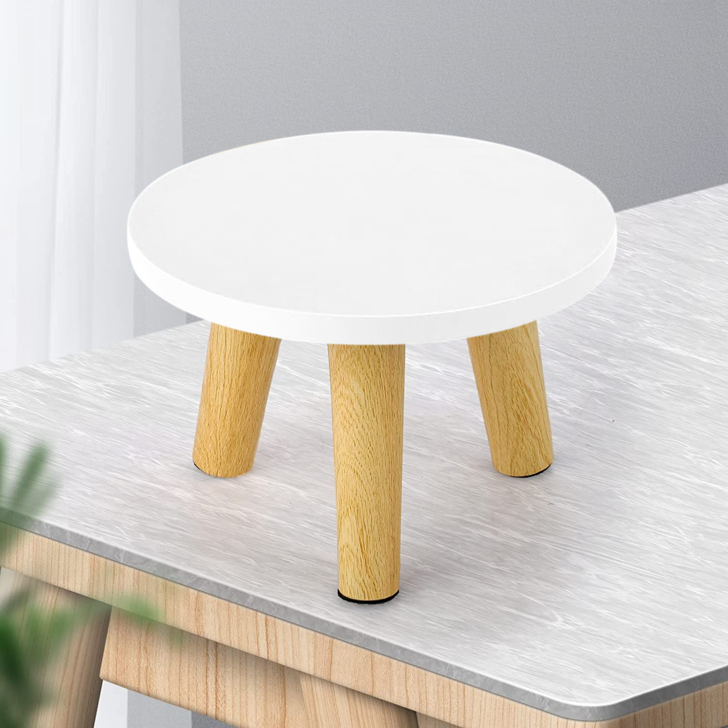 Đôn gỗ đựng cây cảnh, Kệ gỗ kê chậu hoa, giá gỗ để chậu cây. Đôn trang trí cây cảnh phòng khách, ban công MINN HH052
