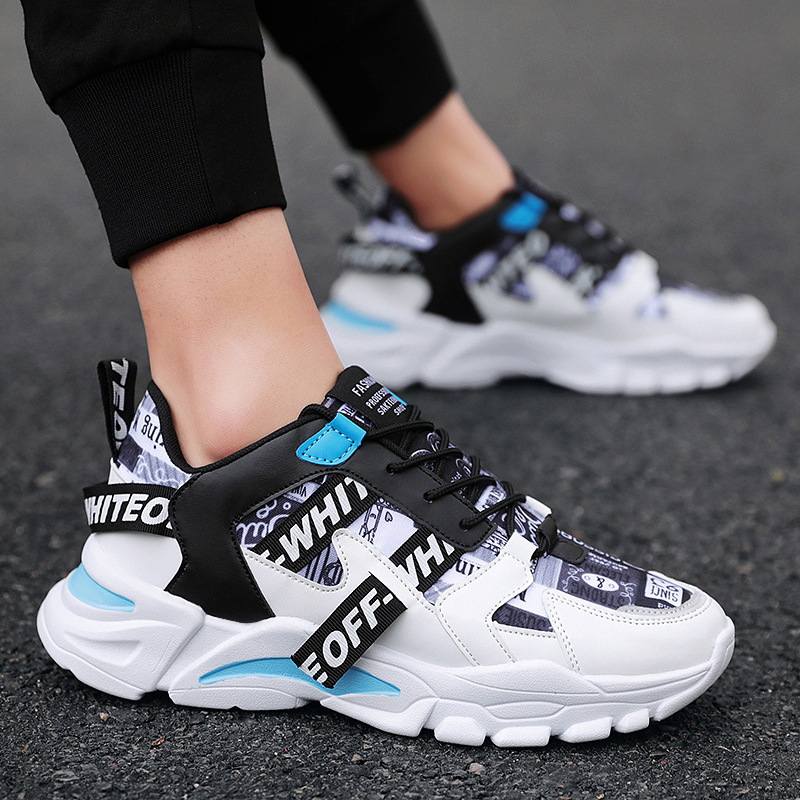 Giày chạy bộ nam hàn quốc đáy giày tăng chiều cao giày thể thao nam Sneaker Hot nhất 2021 thời trang giản dị