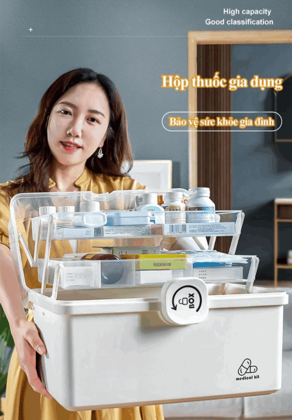 Bestmart - Hộp sơ cứu gia đình Medical Kit PPJapan (Lớn)