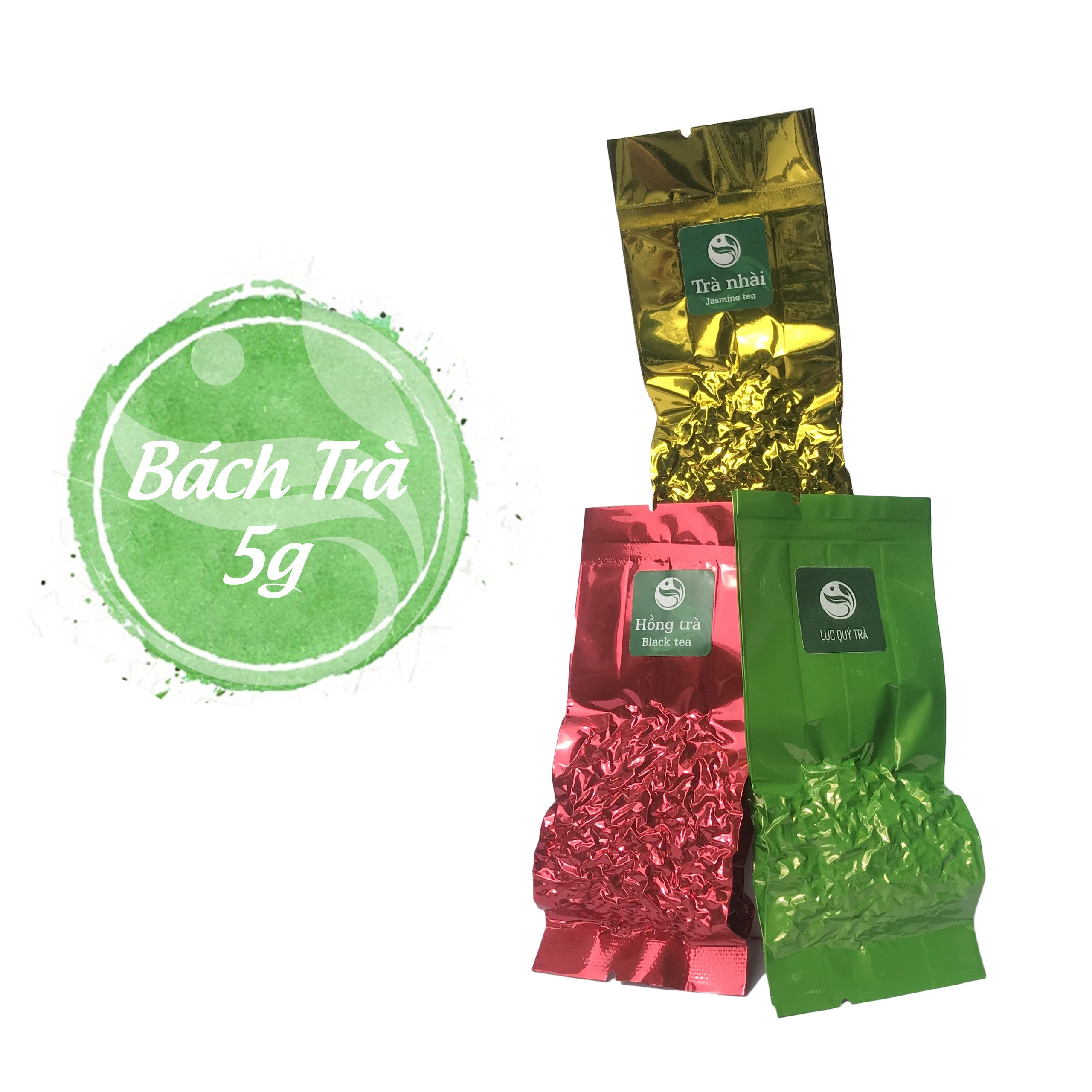 Lục Quý Trà, Trà Nhài, Hồng Trà - Bách Trà (5g)