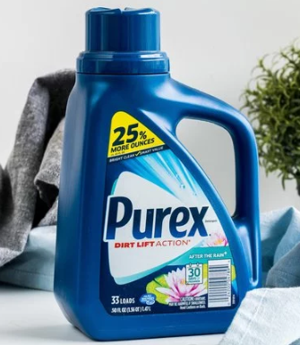 Nước giặt Purex Triple Action After the Rain 1.47Lít