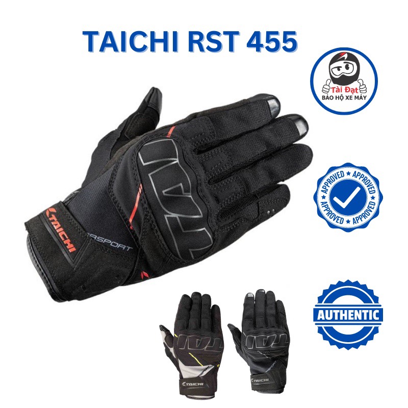 Găng tay Taichi RST455 Stroke Air chính hãng - Găng tay bảo hộ khi đi mô tô, xe máy