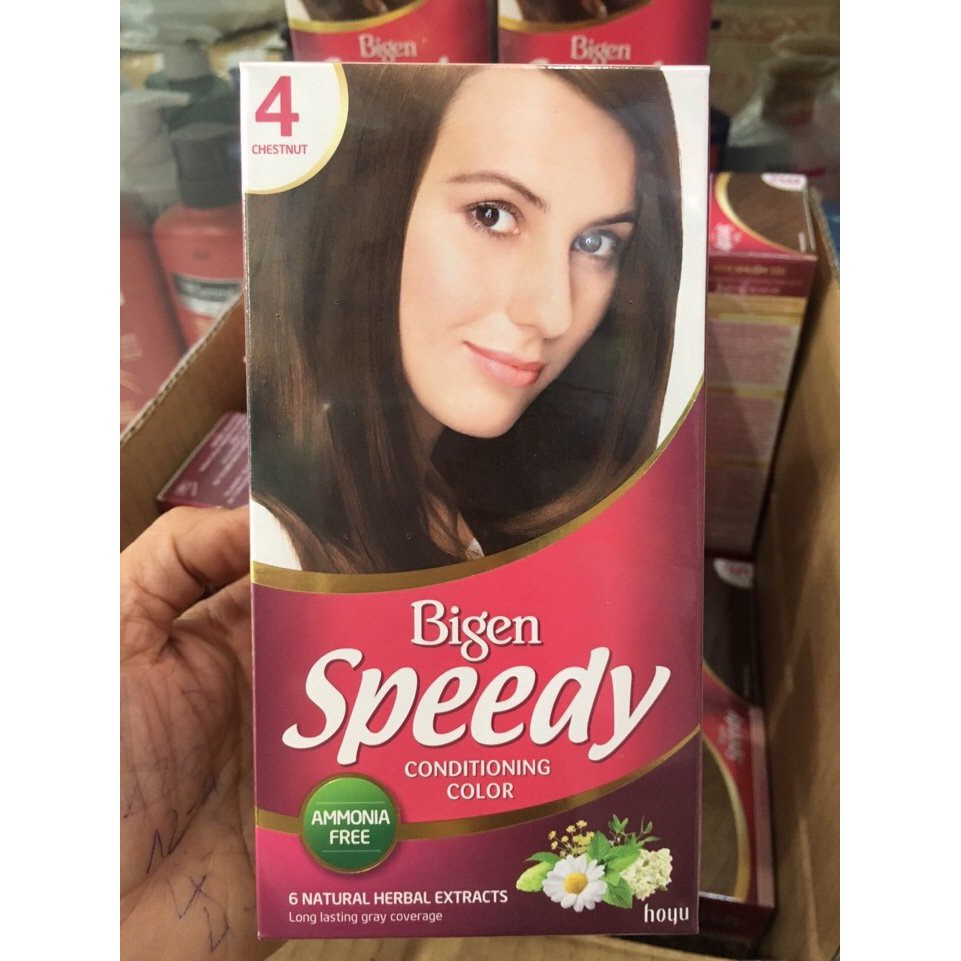 Đến với Bigen màu Nâu hạt dẻ, bạn sẽ được trải nghiệm một cuộc cách mạng cho mái tóc của mình. Sản phẩm được bảo đảm chất lượng, giúp tóc bạn luôn mềm mượt và chắc khỏe sau mỗi lần nhuộm. Hãy để tóc của bạn tỏa sáng với màu Nâu hạt dẻ hoàn hảo từ Bigen.