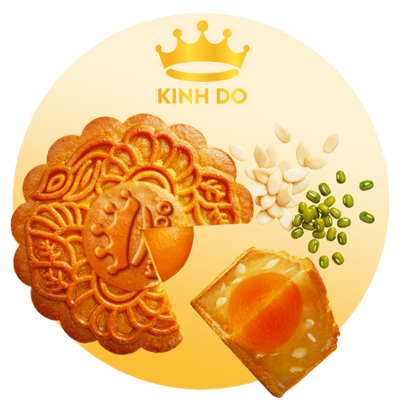 Bánh trung thu kinh đô - đậu xanh 1 trứng