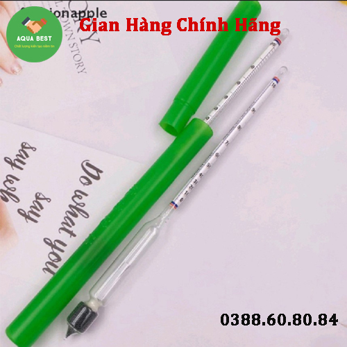 Cồn kế, tửu kế đo nồng độ cồn, dụng cụ đo nồng độ cồn 0- 60 độ, 0- 70 độ, 0- 100 độ