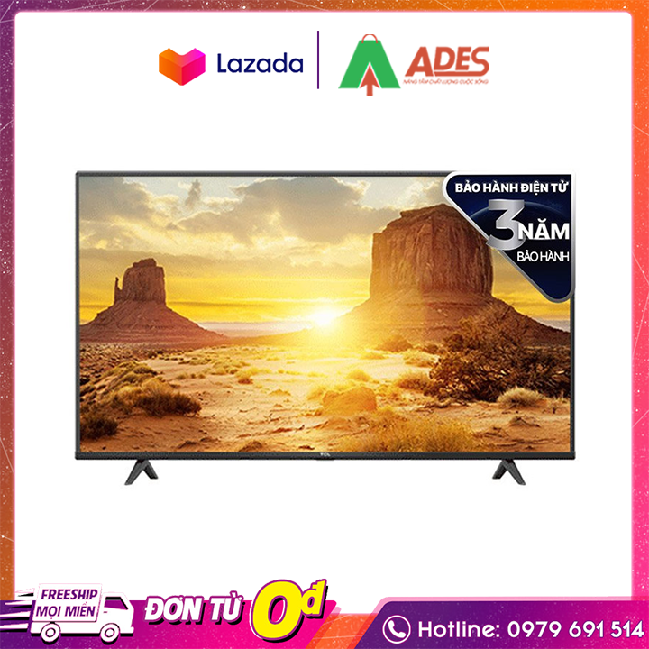 Smart Tivi TCL 4K 43P618 43 inch UHD - Bảo hành chính hãng 3 năm