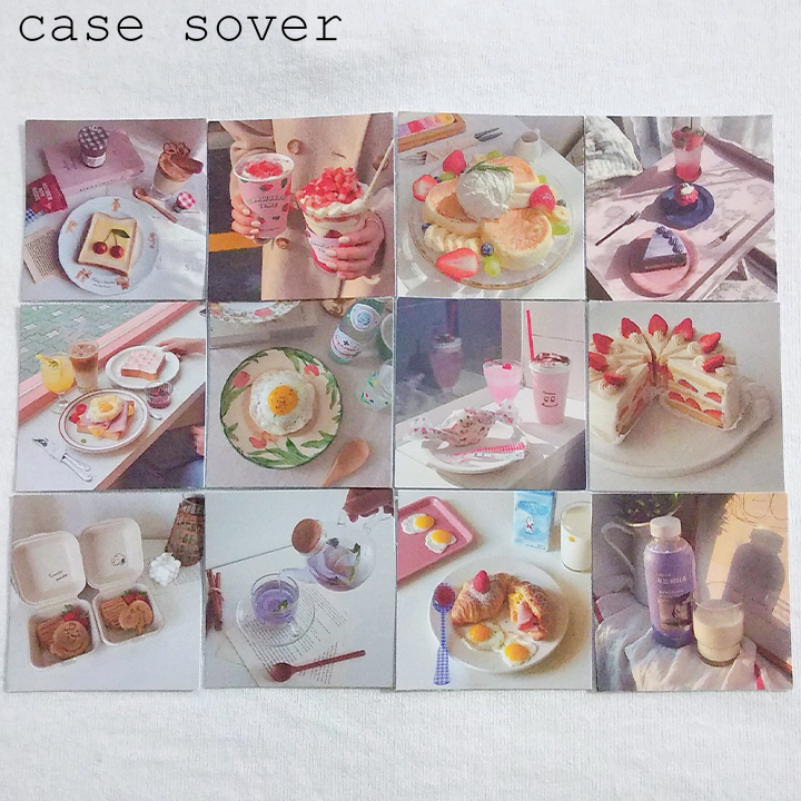 Set 12 Sticker chủ đề Đồ Ngọt trang trí Bullet Journal / Planner - Case Sover