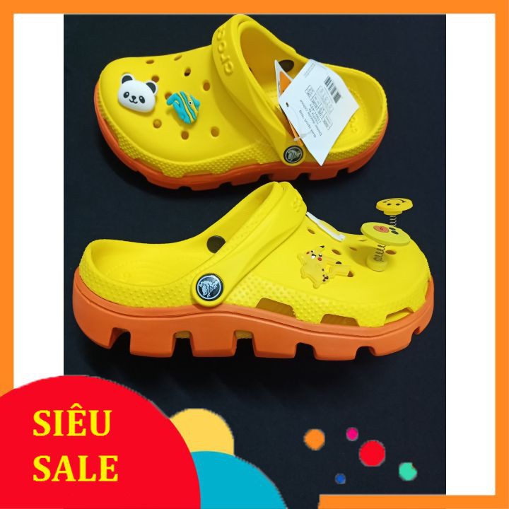Dép Cross Cá Sấu [ Tặng 12 jibbitz ] Sục Cross Quai Ngang Thể Thao Nam Nữ Chống Trơn Trượt