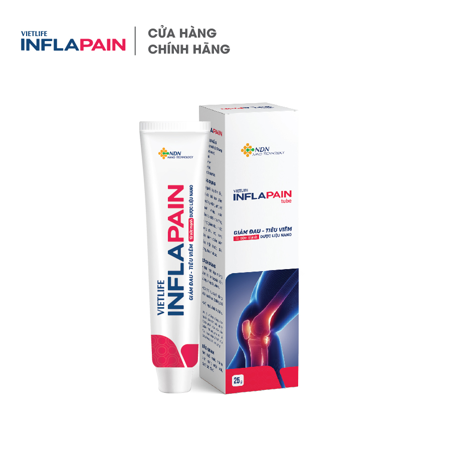 [CHÍNH HÃNG] Vietlife Inflapain - GEL BÔI hỗ trợ đẩy lùi đau nhức xương khớp 25g