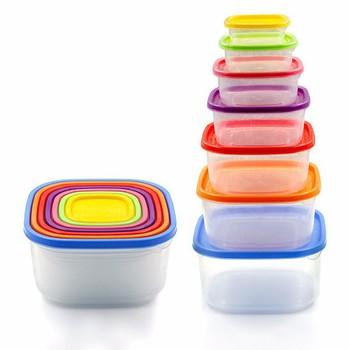 Bộ hộp nhựa 7 món sắc màu cao cấp
