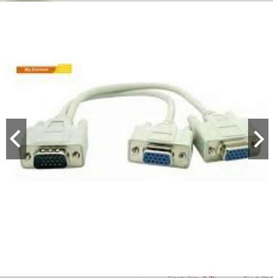 Dây Cáp chia 1 cổng VGA thành 2 cổng ra Màn hình