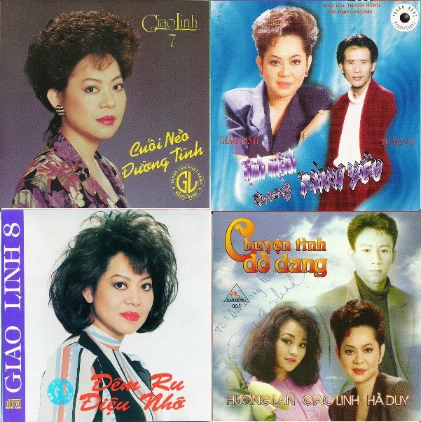 Bộ 4 đĩa cd giao linh