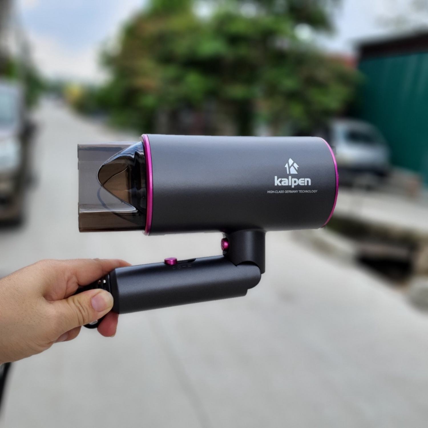 Máy sấy tóc kalpen hdk-3601 hdk-3602 công suất 1800w sử dụng công nghệ bức xạ ion, bảo hành 24 tháng chính hãng
