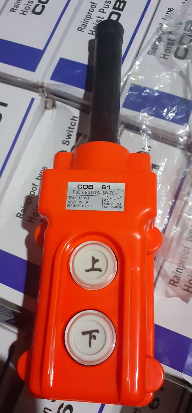 Tay điều khiển máy tời COB_61(đảo chiều động cơ) 2 nút bấm