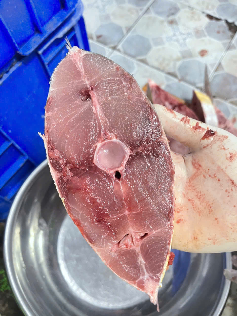 Fresh Catfish, Cut into Pieces, Frozen, 1kg Bag (Express Delivery to Ho Chi Minh City)