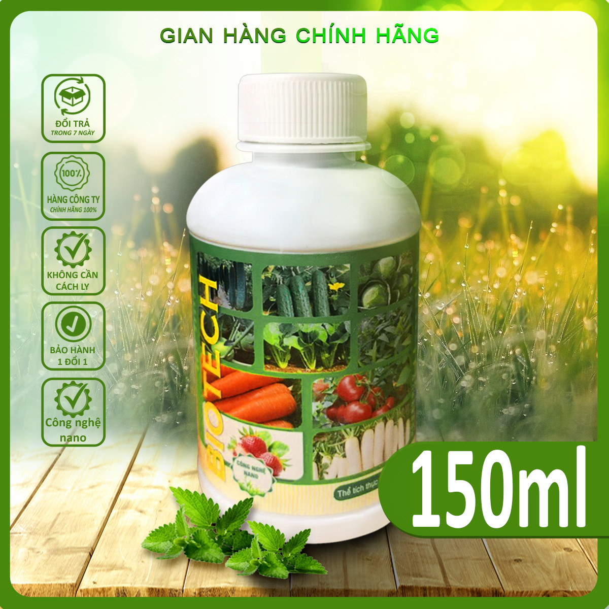 Phân bón cho cây cảnh, 150ml, dưỡng lá xanh, sinh trưởng khoẻ