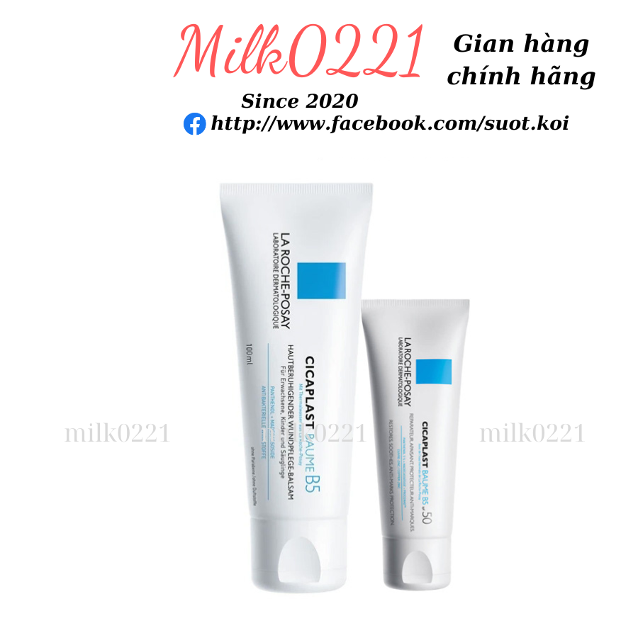 Kem dưỡng phục hồi da la roche-posay cicaplast baume b5+ 40ml & 100ml