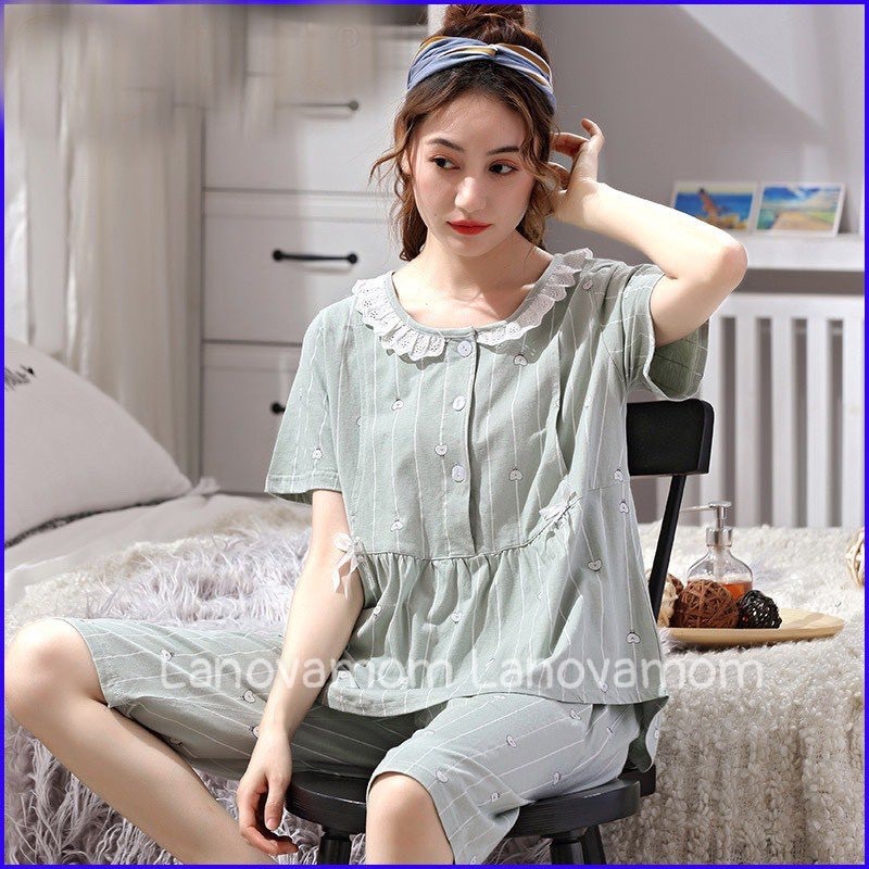 Bộ đồ bầu lửng hoa cúc siêu đẹp siêu xinh bn820