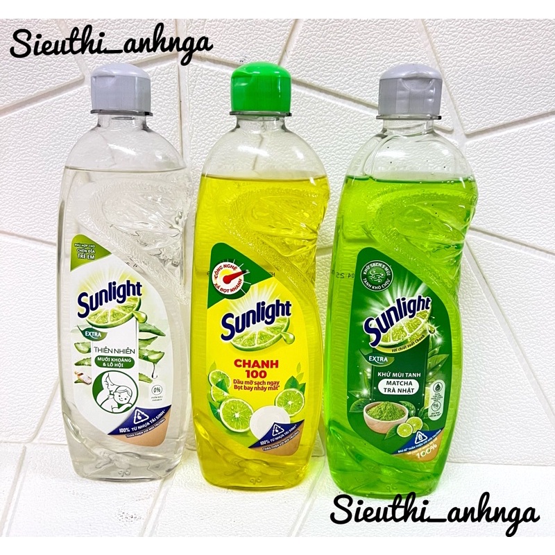Nước rửa chén sunlight chai 400g