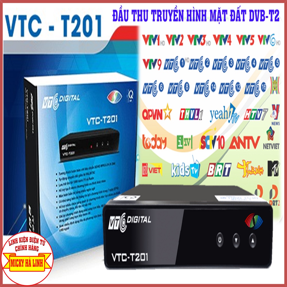 Đầu thu DVB T2 VTC T201