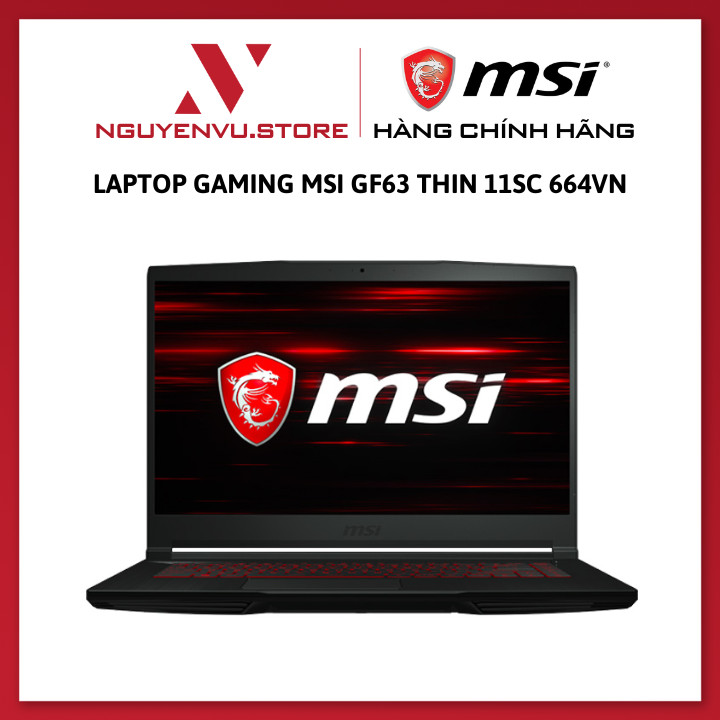 MSI hs-63 thin 11sc-664vn laptop gaming (i5 11400H | 8GB RAM | 512GB SSD | GTX 1650 Max Q 4GB | 15.6 FHD 144Hz | win 11) -authentic