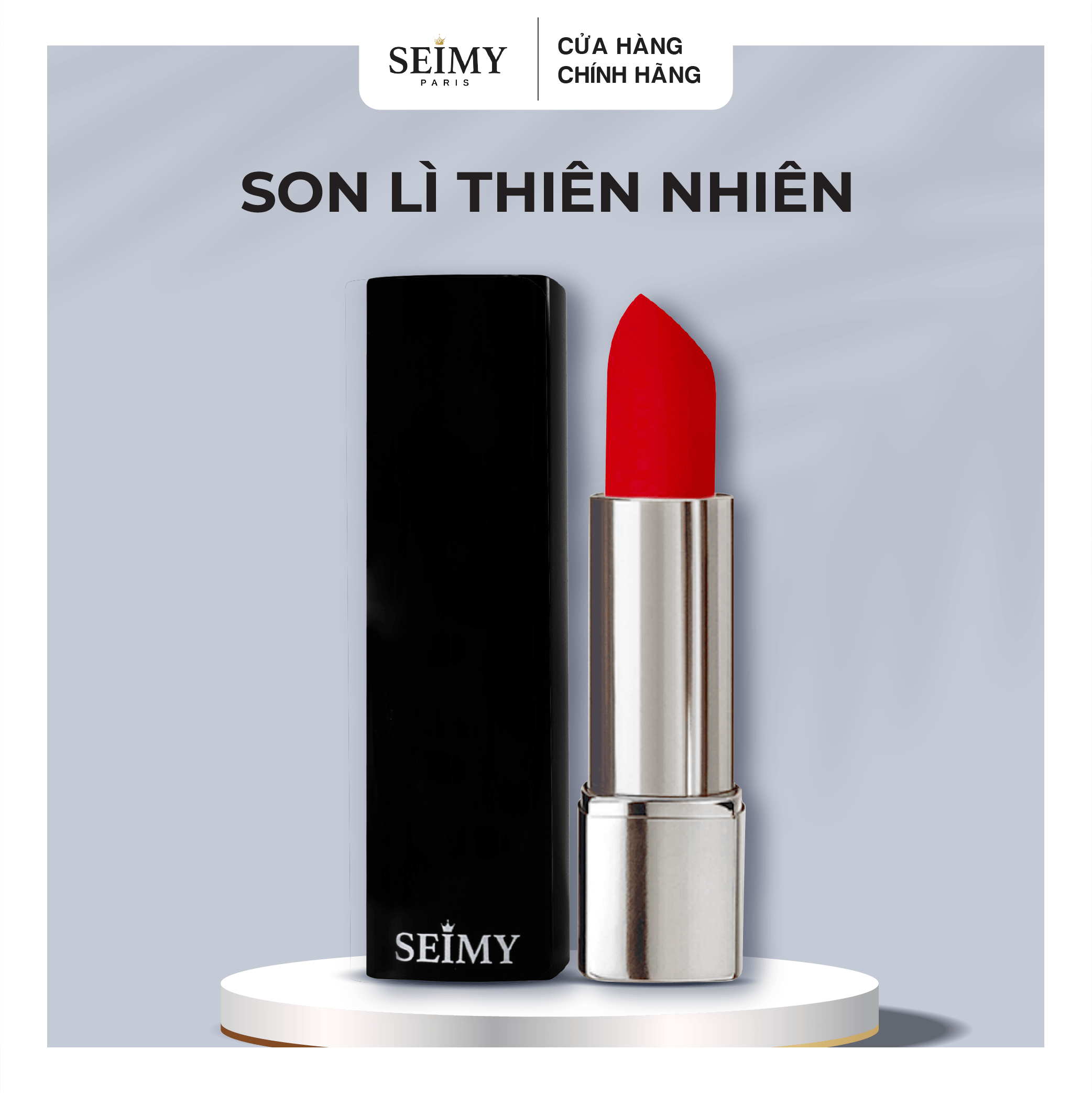 SON THIÊN NHIÊN SEIMY - SEIMY NATURE LIPSTICK không chì sử dụng cả cho bà bầu mà không gây kích ứng 