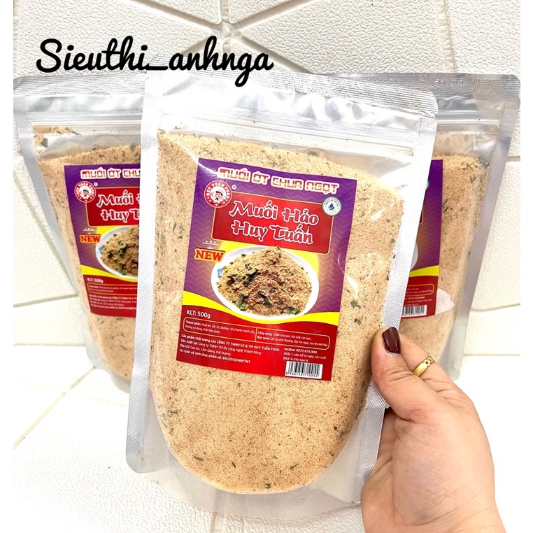 Muối ớt chua ngọt hảo hảo hãng huy tuấn gói 500g