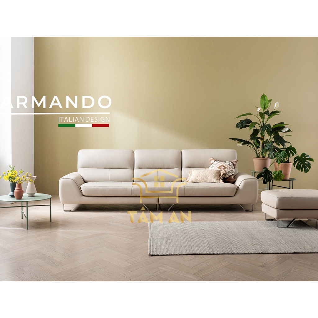 Ghế sofa băng da cao cấp armando taman nội thất phòng khách tbi-836