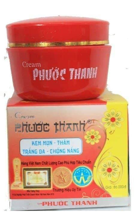 [HCM]kem mụn thâm trắng da chống nắng. phước thanh 10g