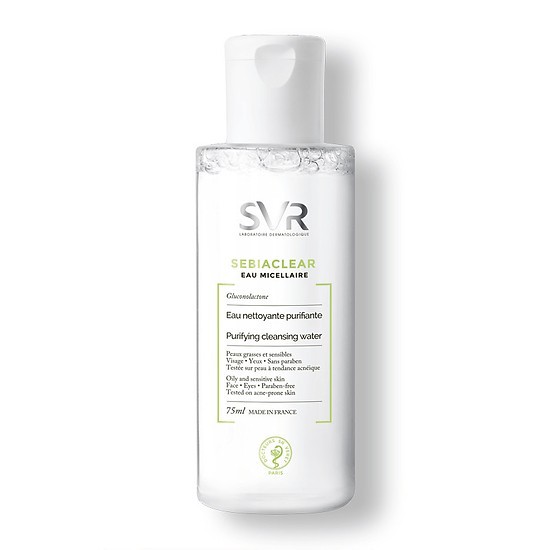 Nước tẩy trang cho da dầu mụn SVR Sebiaclear Eau Micellaire 75ml
