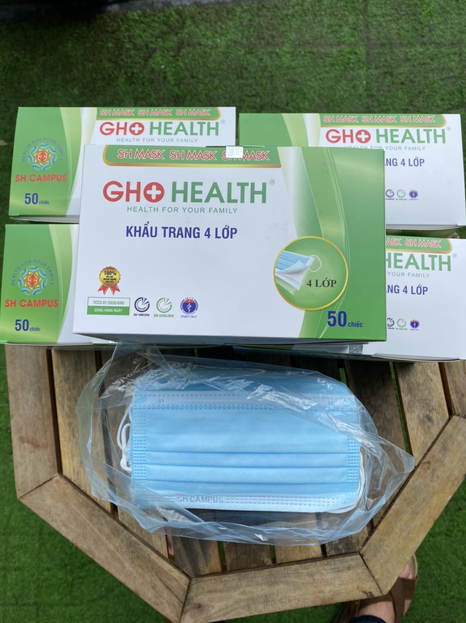khẩu trang y tế 4 lớp hàng chuẩn công ty có giấy chứng nhận của bộ y tế