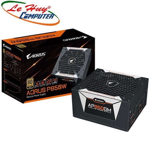 Nguồn máy tính gigabyte aorus gp-ap850gm - 850w - 80 plus gold - full modular