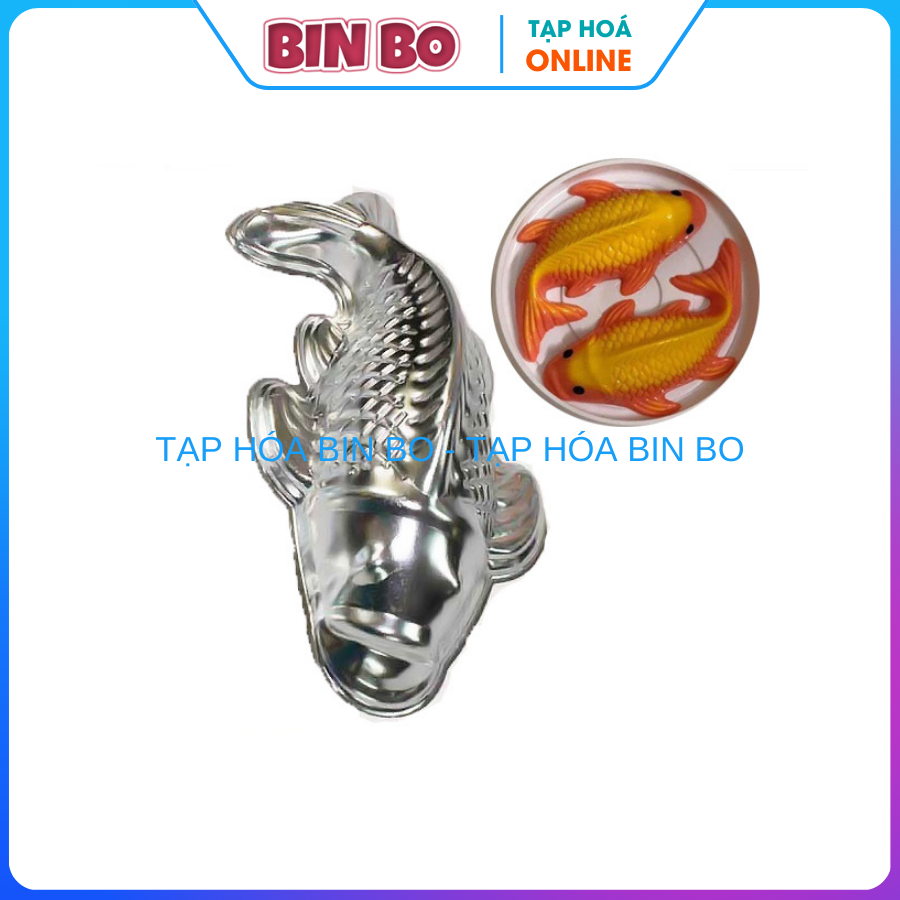 Khuôn xôi cá chép khuôn rau câu cá chép khuôn trung thu cá chép bằng nhôm cỡ trung Vạn Lợi Dragon