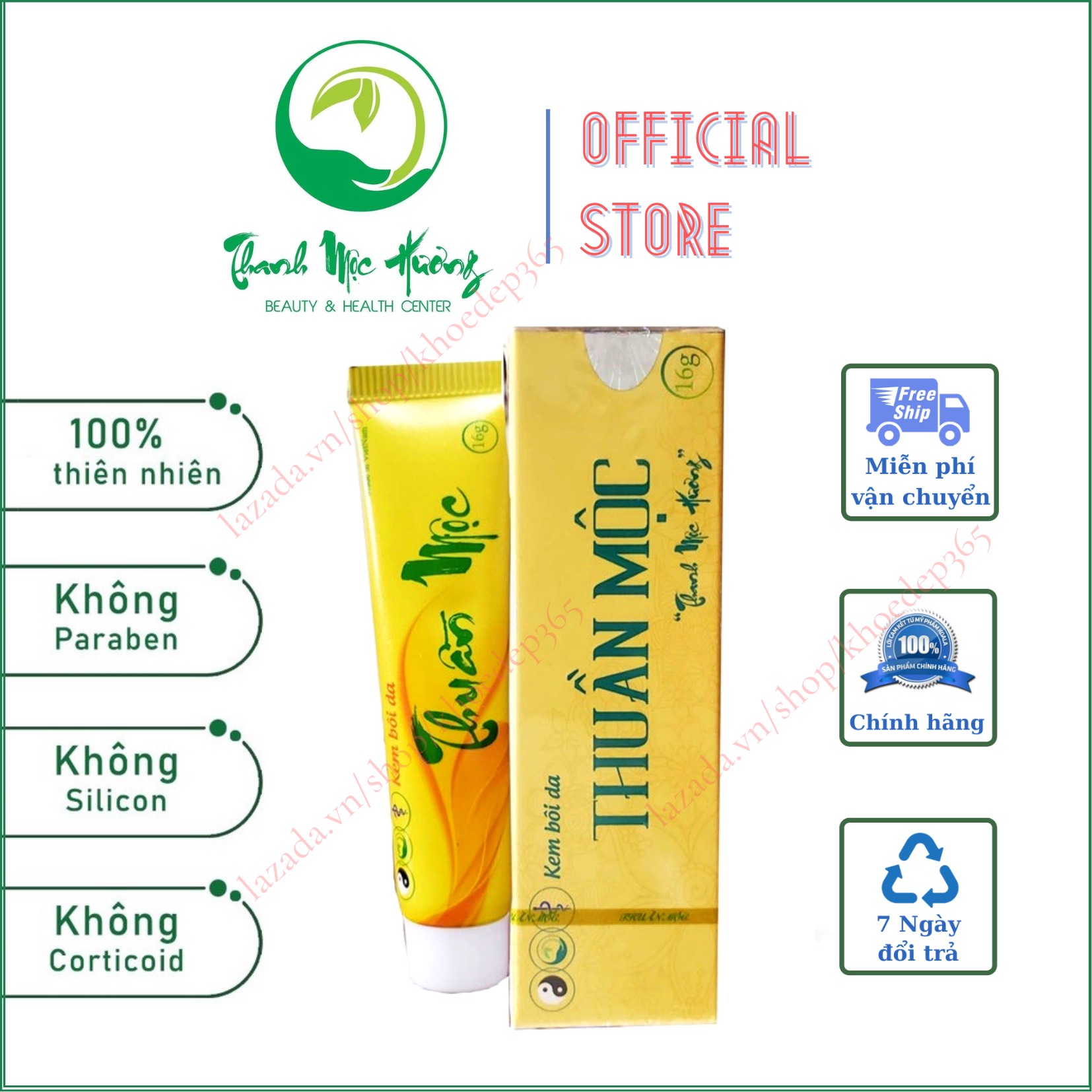 [CHÍNH HÃNG]Kem bôi da Thuần Mộc hoàn toàn tự nhiên - Hỗ trợ cho tất cả các vấn đề về da hiệu quả an toàn