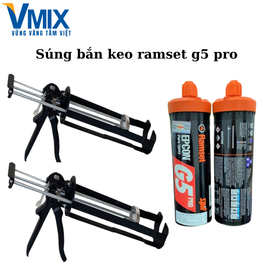 Súng bắn keo Ramset Epcon G5 Pro là loại súng bắn keo chuyên dụng để sử dụng trong  xây dựng.