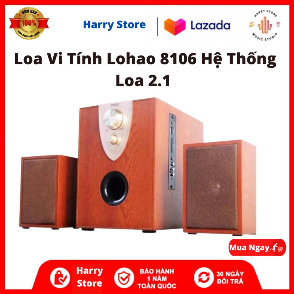 Loa Vi Tính - Loa Vi Tính LOHAO 8106 Hệ Thống Loa 2.1