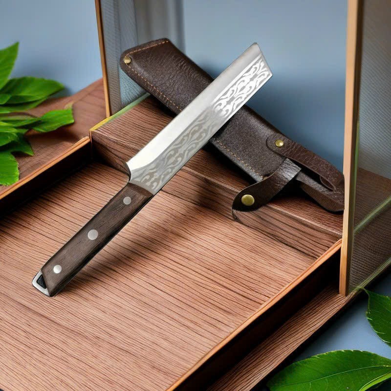 Dao Long Tuyền dao lam bếp dao thái thịt nhật bản làm bằng thép không gỉ,tay cầm gỗ cao cấp chuyên dùng trong nhà bếp tiện lợi