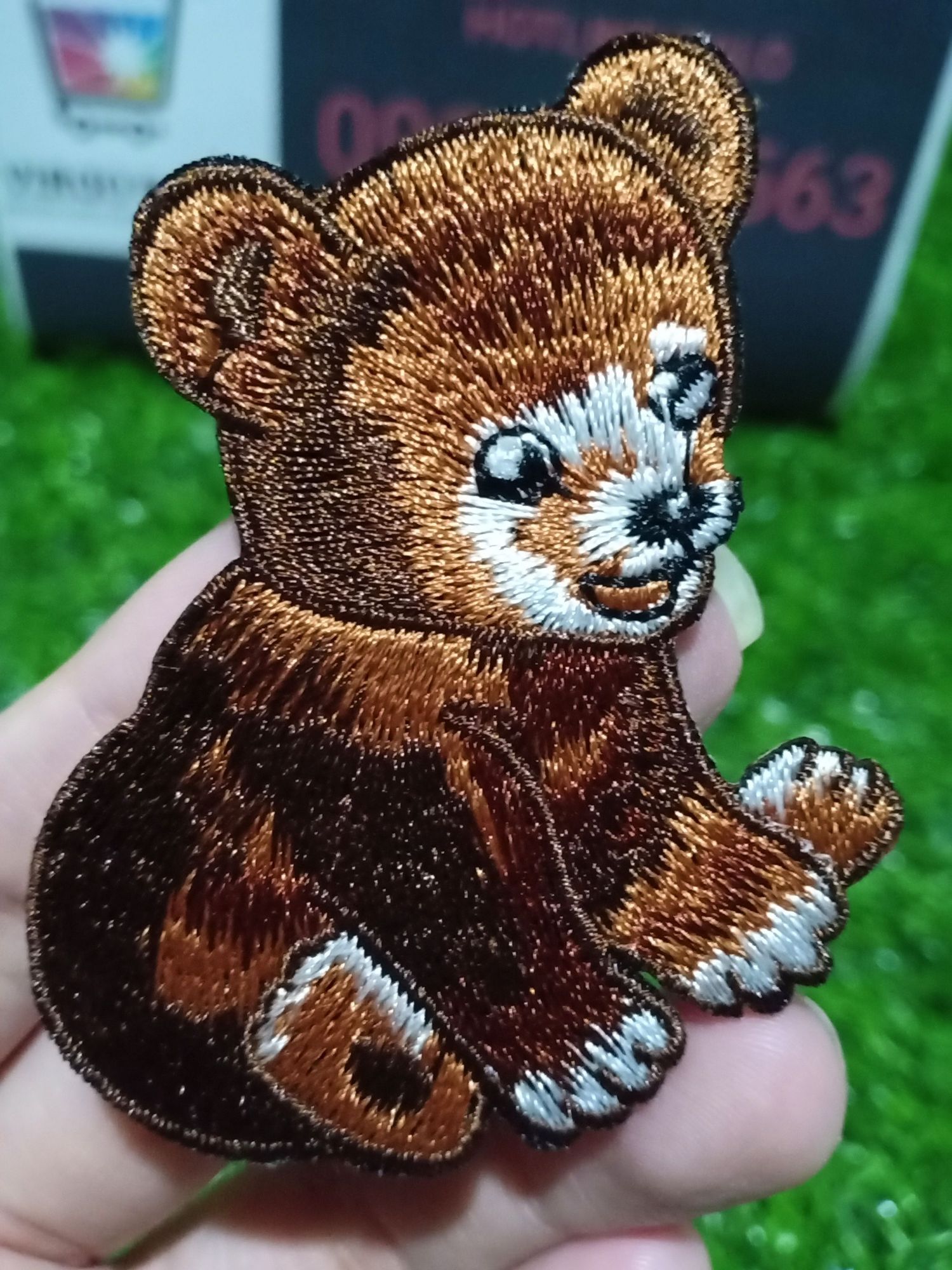 Sticker Dán Thêu Ủi Hình Gấu ( Loại VIP )