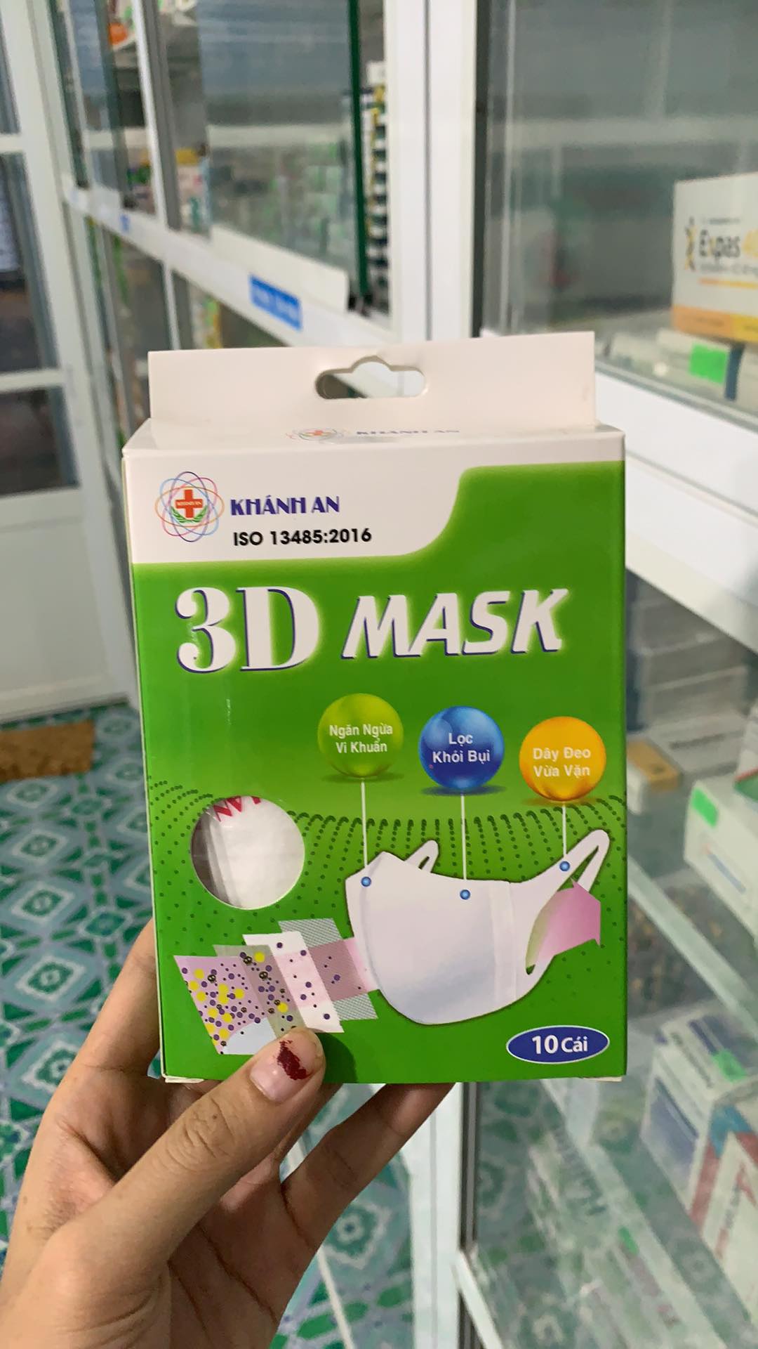 Khẩu trang 3D người lớn