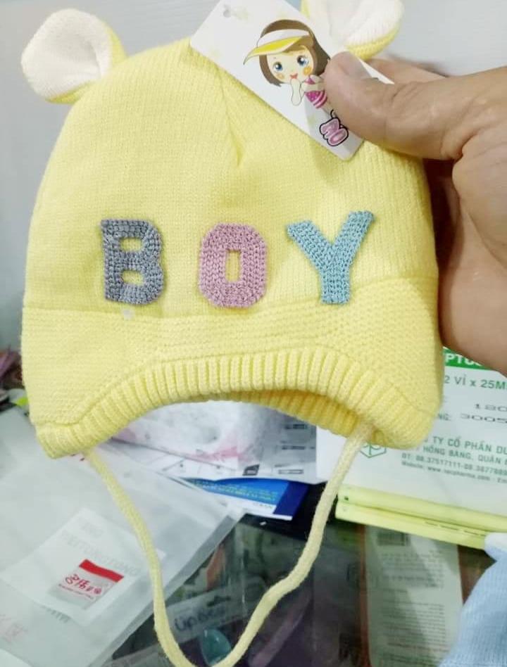 Mũ len dễ thương cho bé