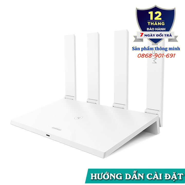 Bộ phát Wifi Router Huawei AX2 Pro - AX3 - AX3 Pro băng tần kép - Wifi 6+ 3000Mbps - hõ trợ Mesh - kết nối 128 thiết bị