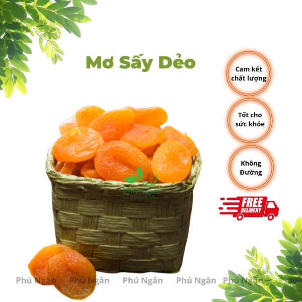 Mơ khô sấy dẻo - hộp 500gram