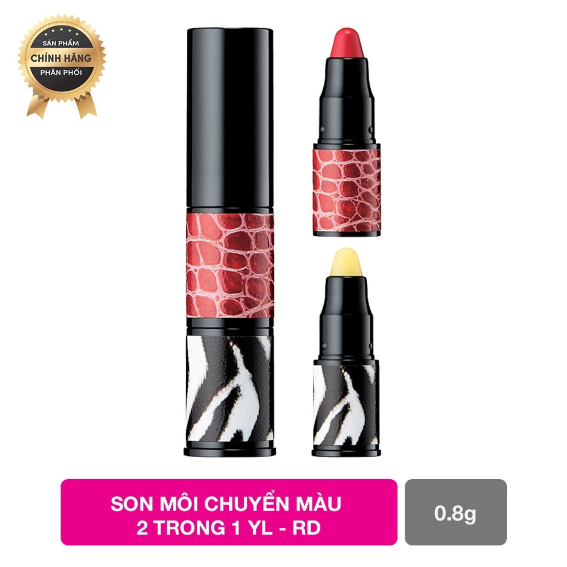 Son Môi Chuyển Màu Thần Kì 2 Trong 1 Za Trick Lip Đỏ-Vàng - 0.8g