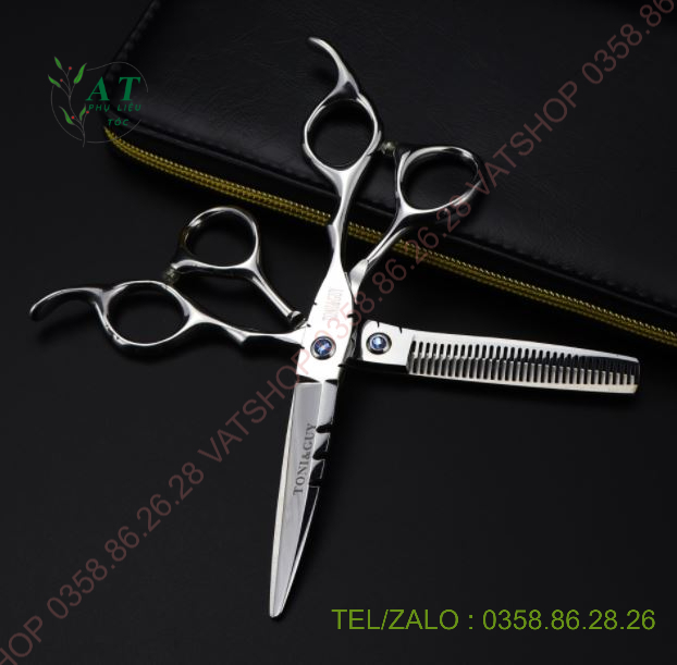 Bộ kéo cắt tóc thương hiệu toni&guy 6.0 vat009 cao cấp.