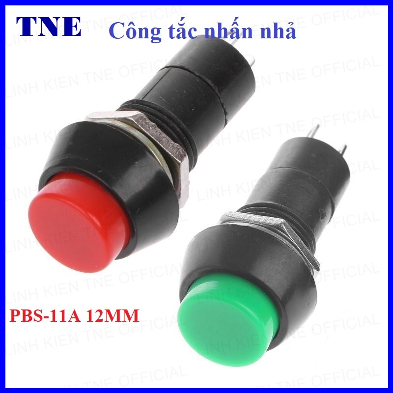 Pbs-11a công tắc nhấn nhả 12mm