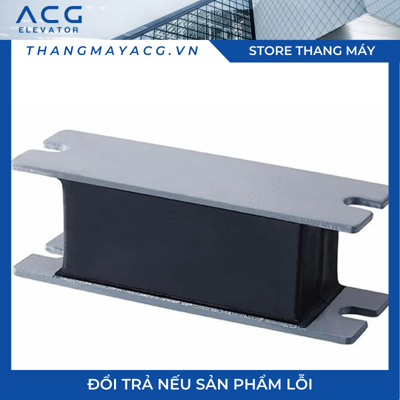 Cao su giảm chấn sàn thang máy | Linh kiện Thang máy ACG