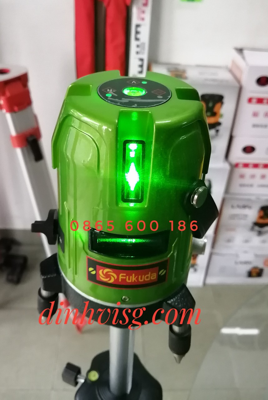 Máy laze 5 tia xanh cảm ứng fukuda ek469gj