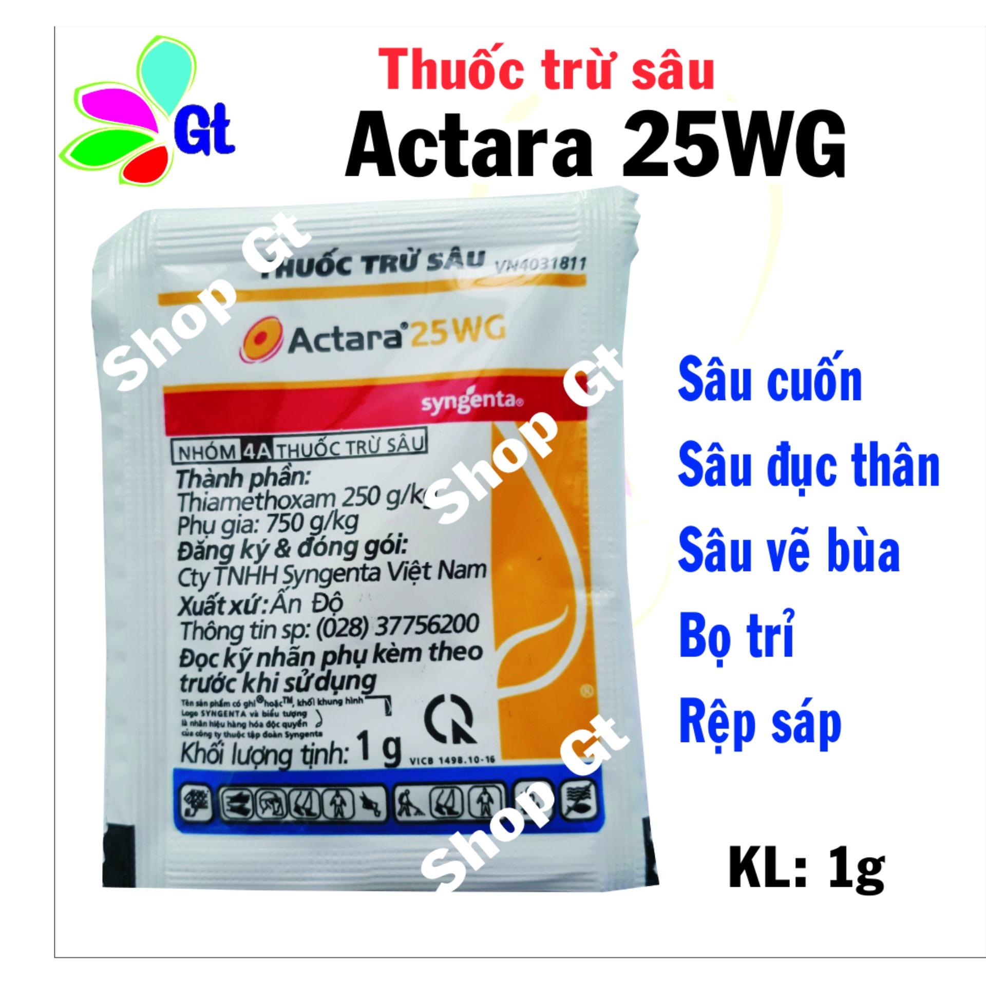 (Shop Gt19) 10 gói Thuốc trừ sâu Actara25WG - Phòng trừ sâu - bọ trỉ - rệp sáp - KL:1g
