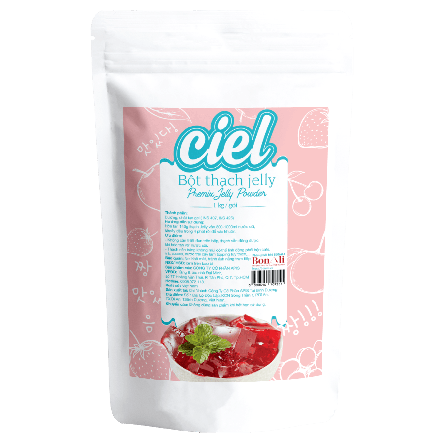 Bột thạch jelly ciel 1kg