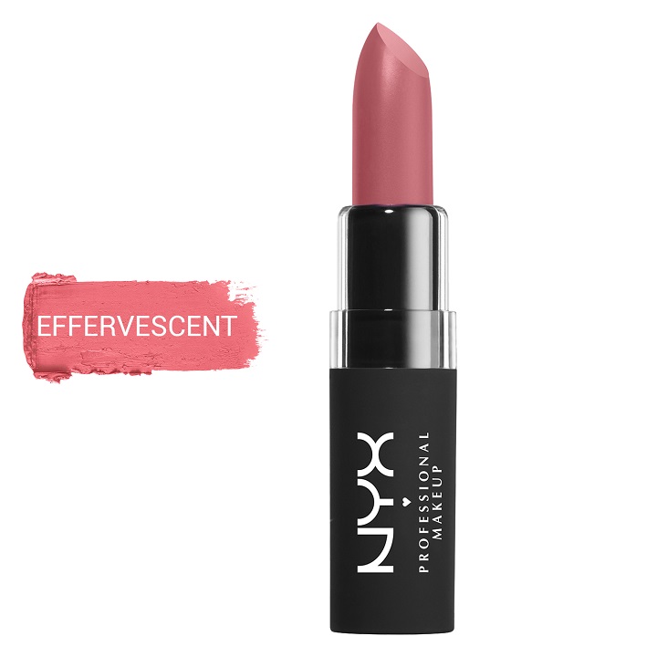 Son lì NYX Velvet Matte Lipstick Effervescent màu hồng san hô